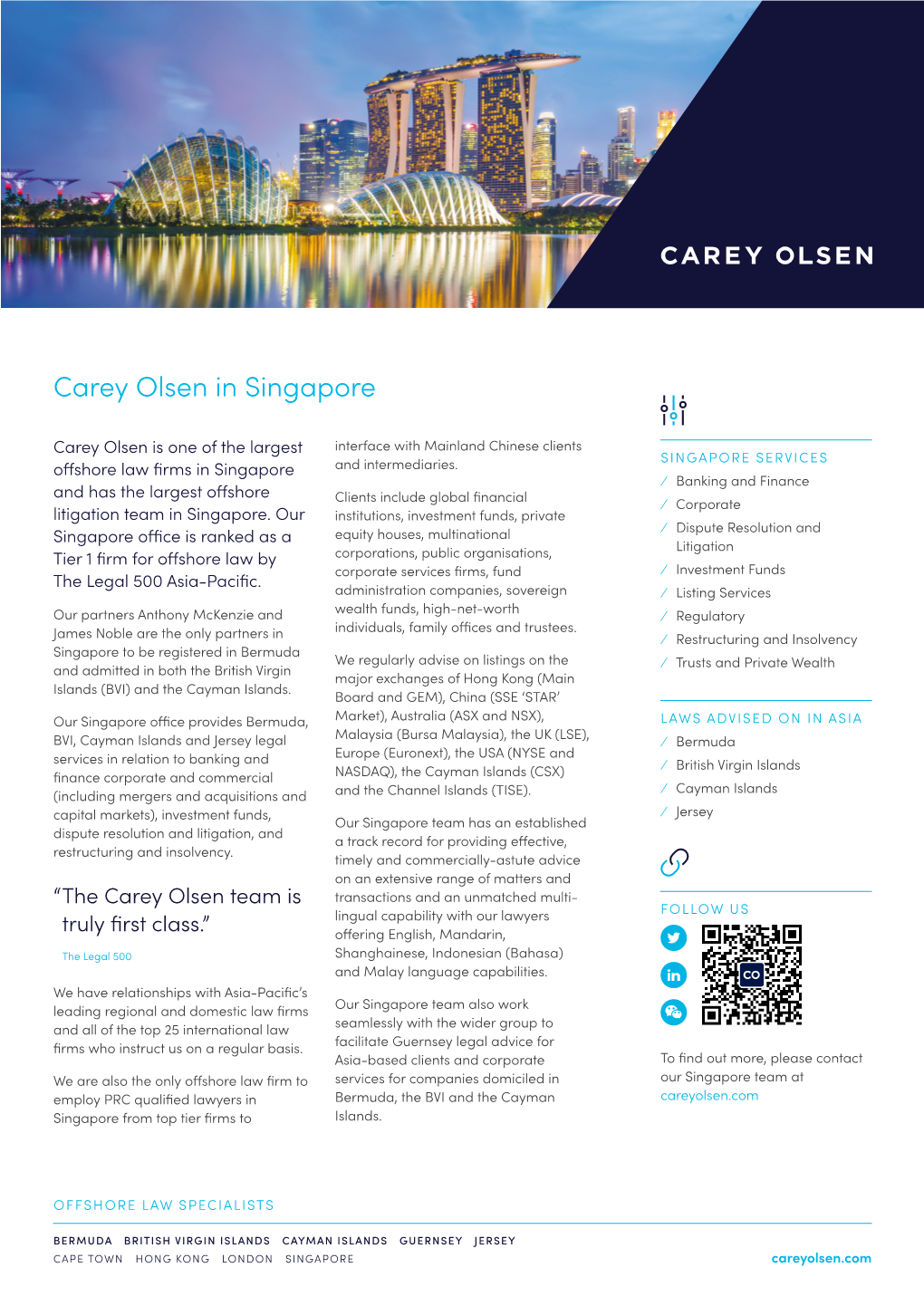 Carey Olsen in Singapore