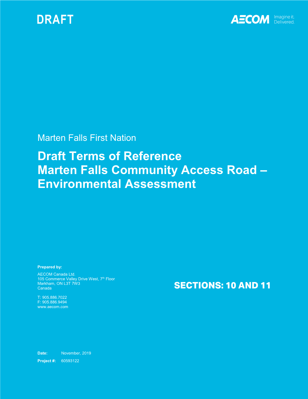 Draft Terms of Reference Sections 10-11