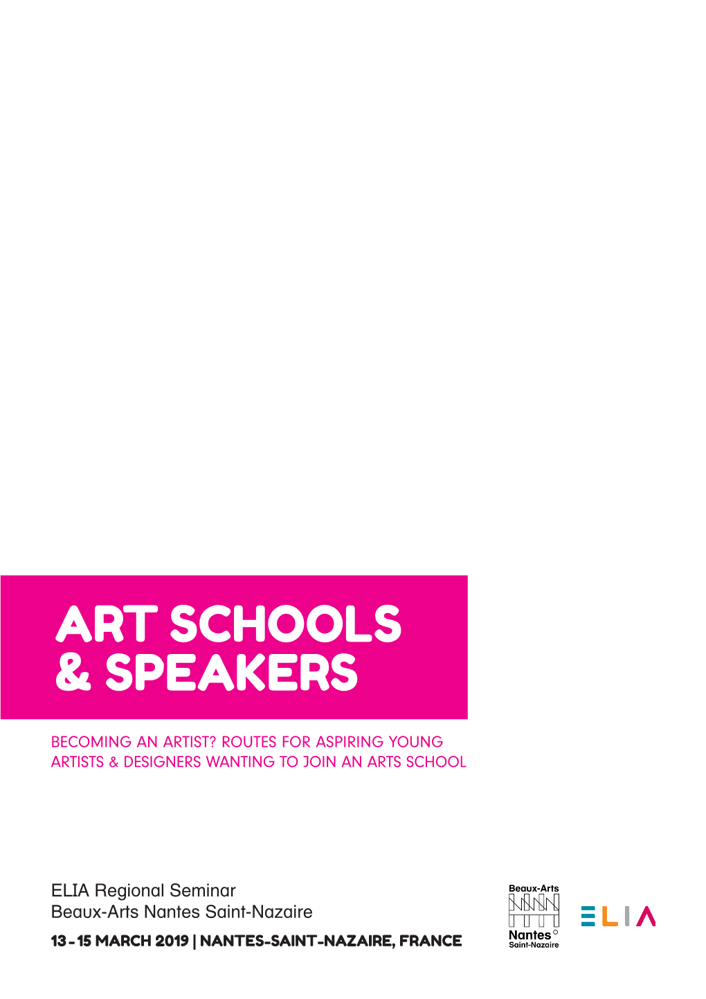 Art Schools & Speakers