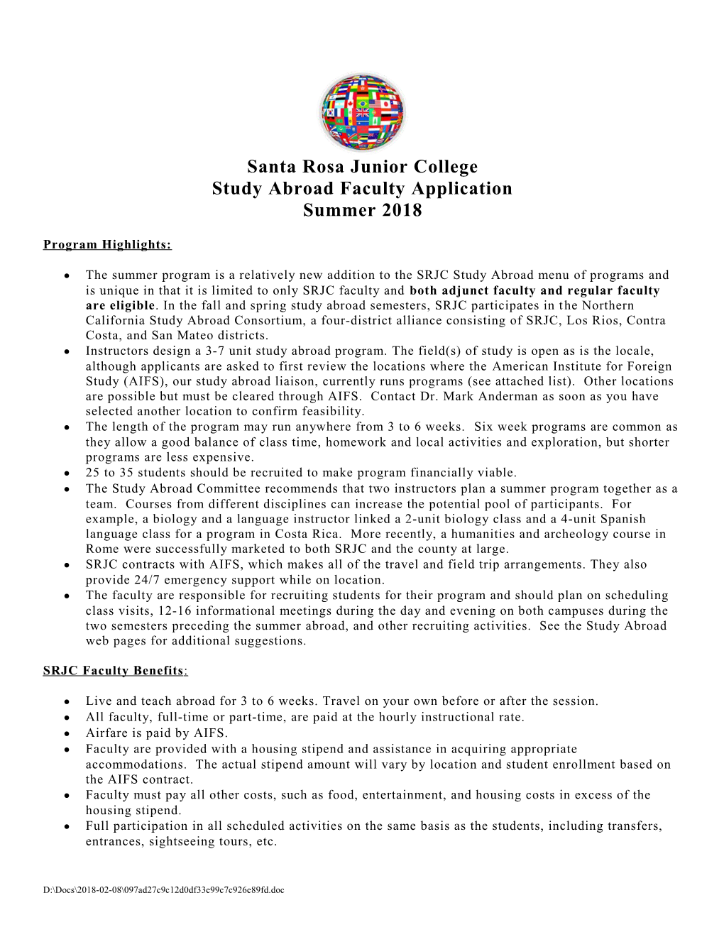 Northern California Study Abroad Consortium