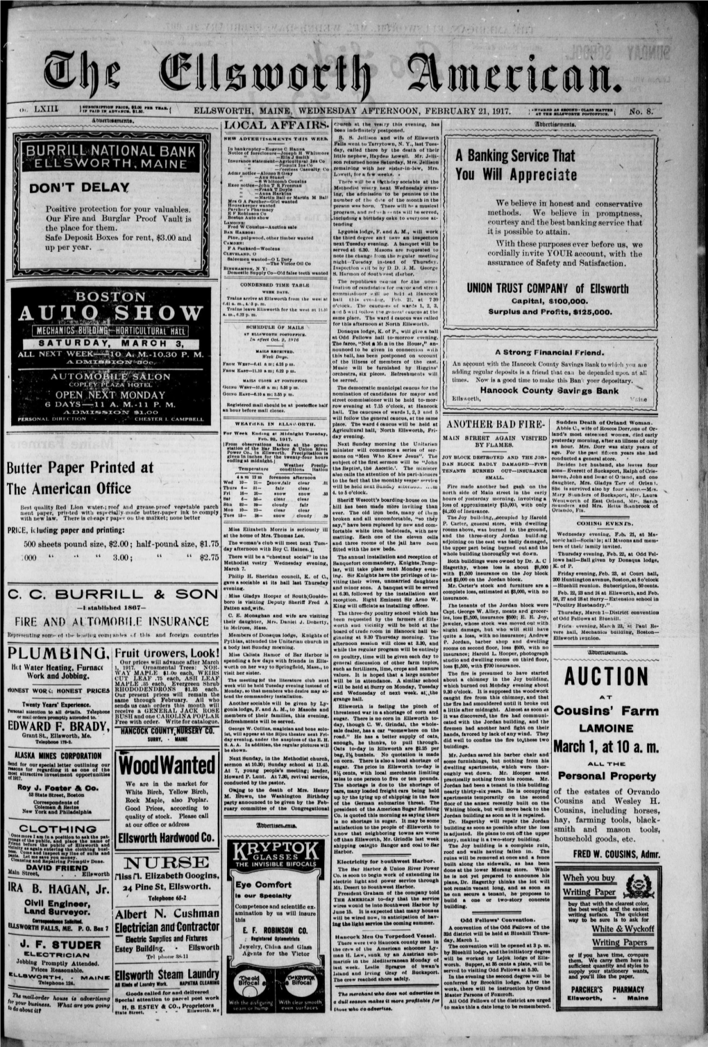 Ellsworth American : February 21, 1917