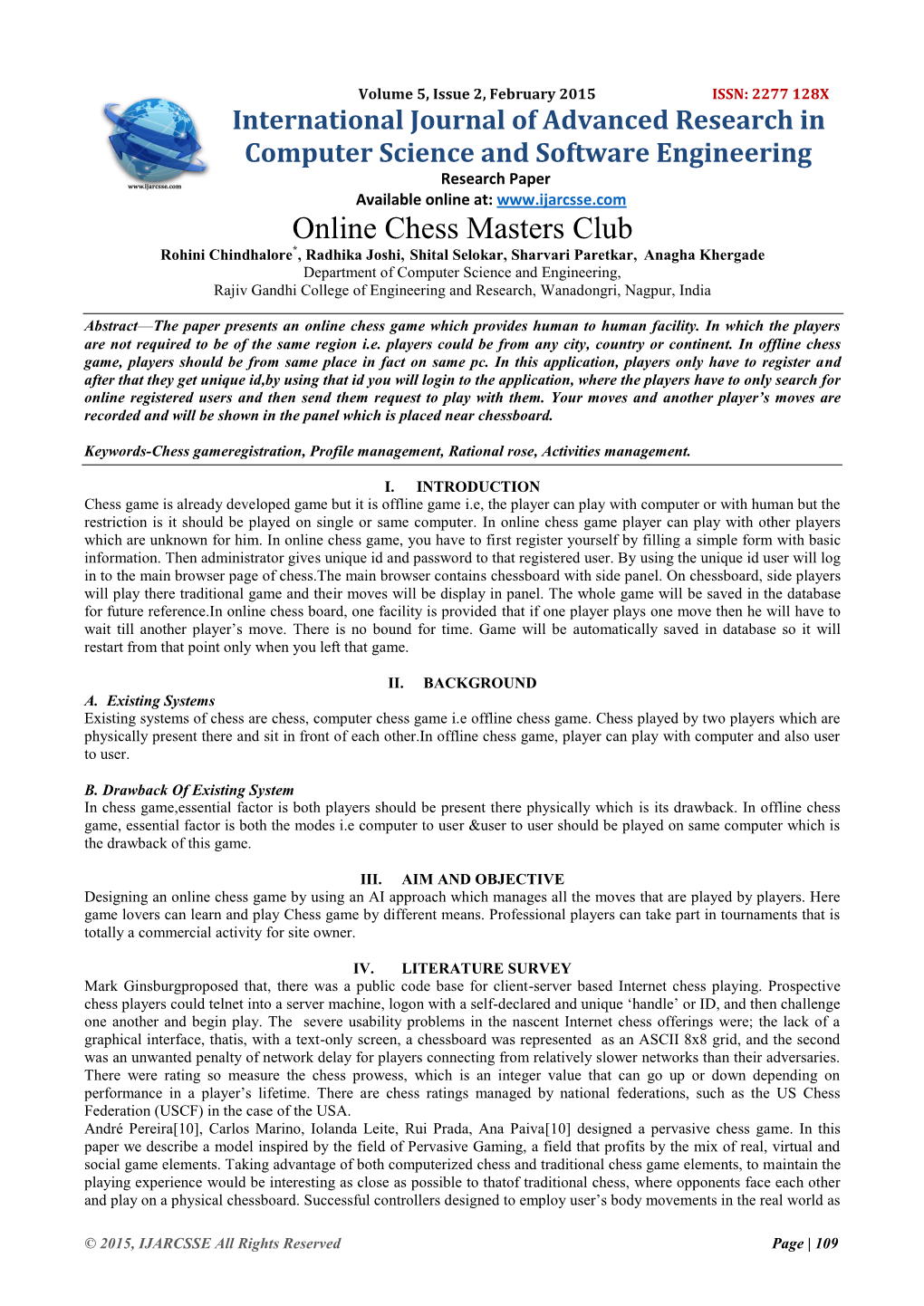 Online Chess Masters Club