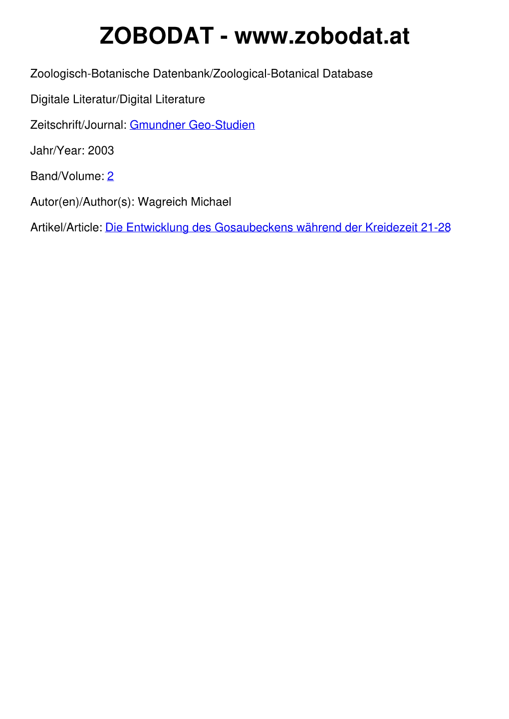 Die Entwicklung Des Gosaubeckens Während Der Kreidezeit 21-28 ©Erkudok Institut Gmunden; Download Unter
