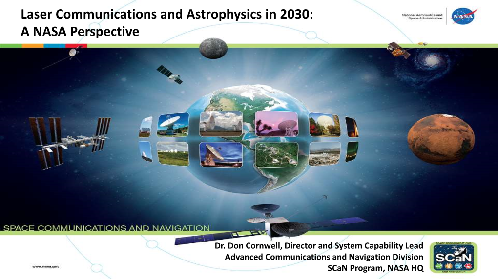 Laser Communications and Astrophysics in 2030: a NASA Perspective