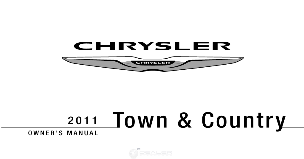 2011 Chrysler Town & Country Owner's Guide