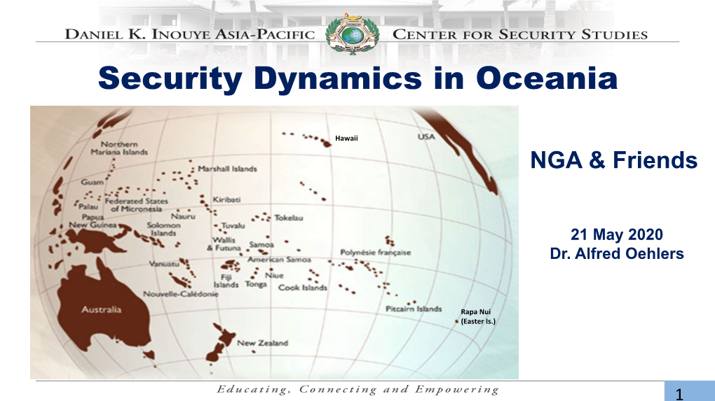 Security Dynamics in Oceania