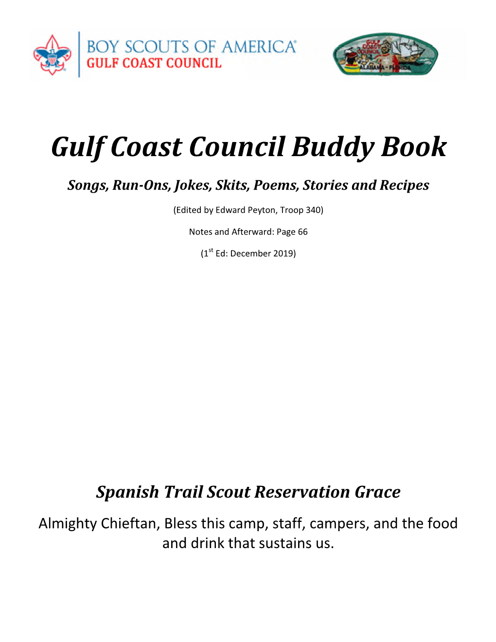 Gulf Coast Council Buddy Book