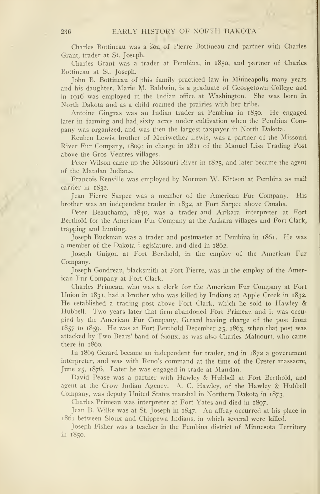 Early History of North Dakota: Essential Outlines of American History