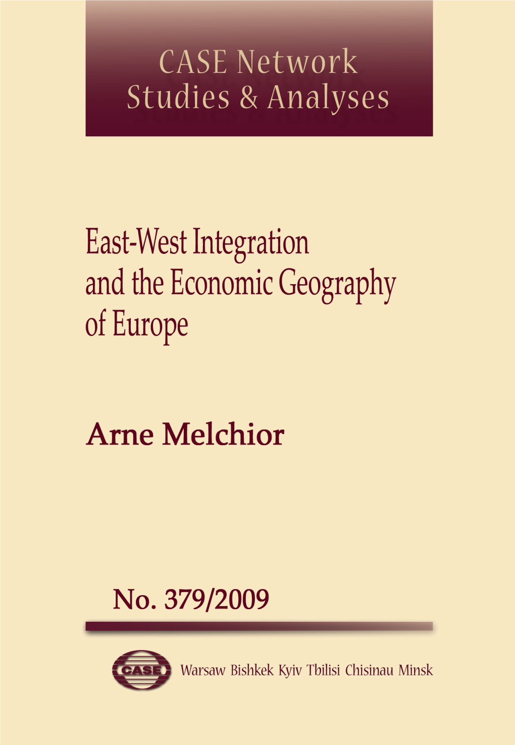 2. the Economic Geography of Europe: Major Changes 1995-2005