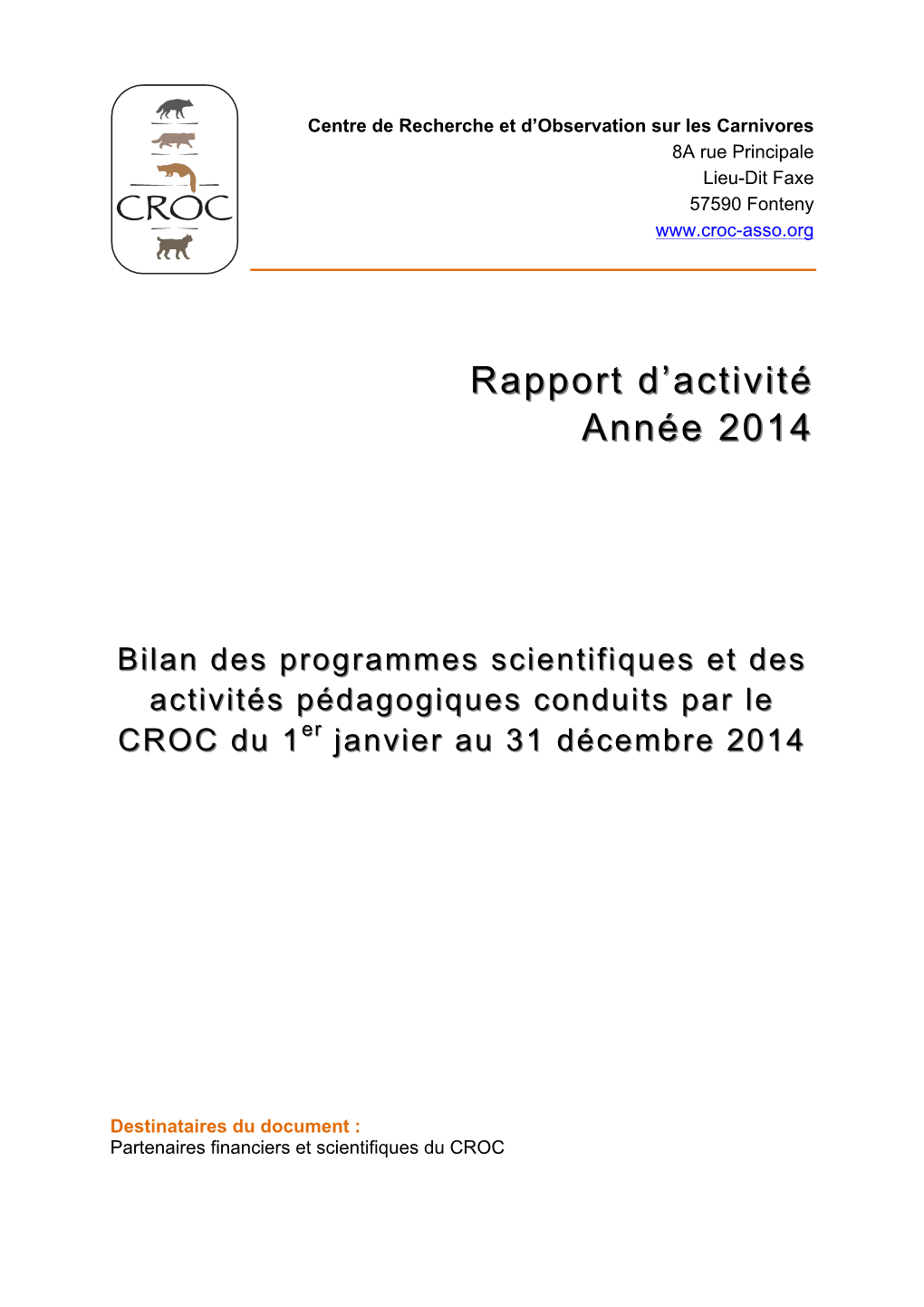 CROC CR Activité Année 2014 2015 05 20Dld.Pdf