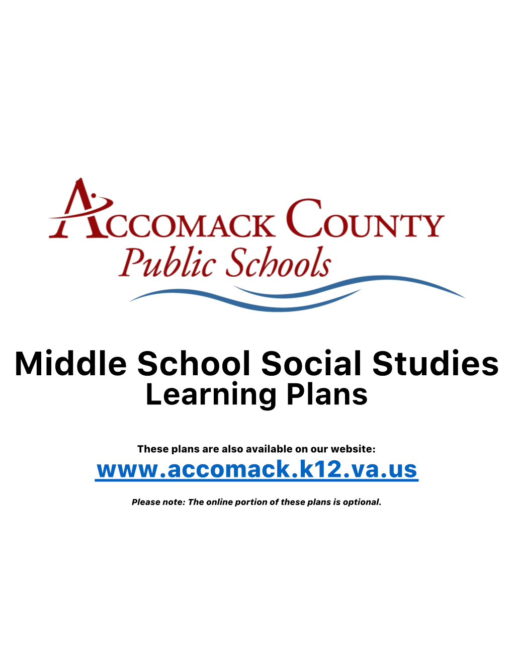 Middle School Social Studies Learning Plans