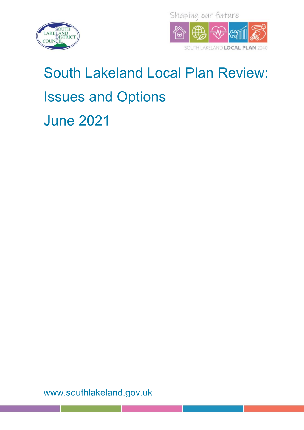 South Lakeland Local Plan Review: Issues and Options June 2021