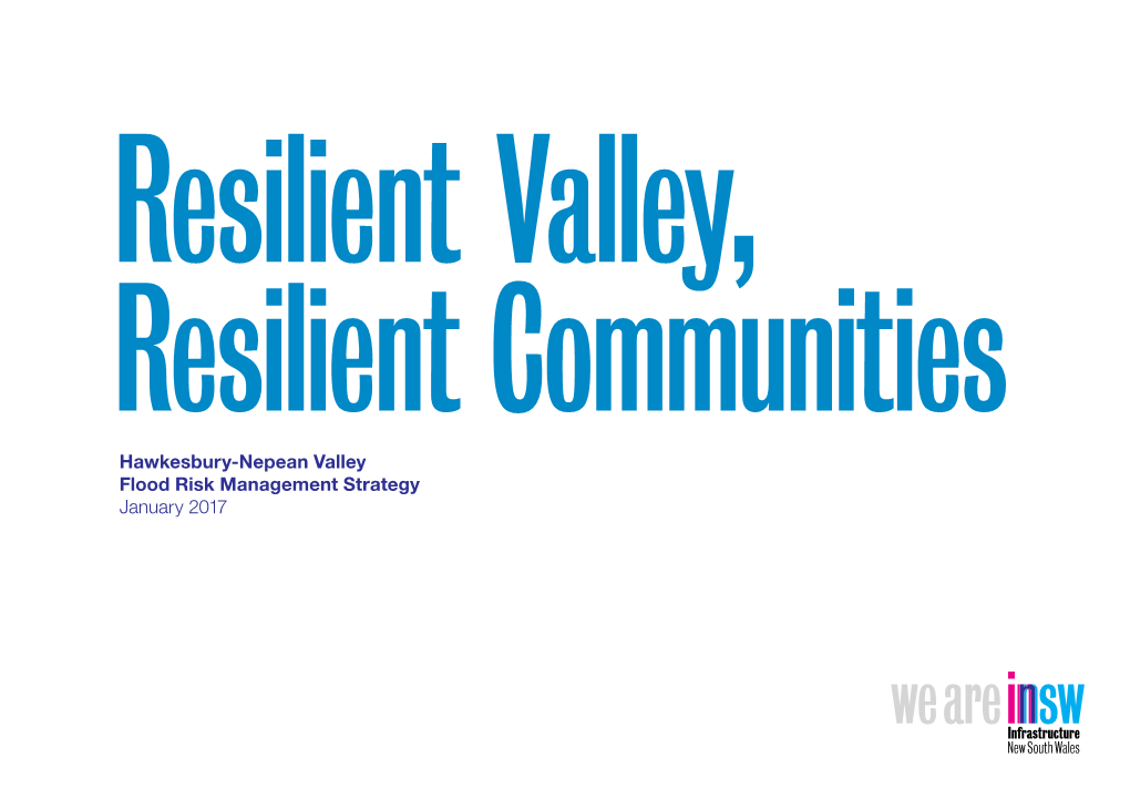 Resilient Valley, Resilient Communities