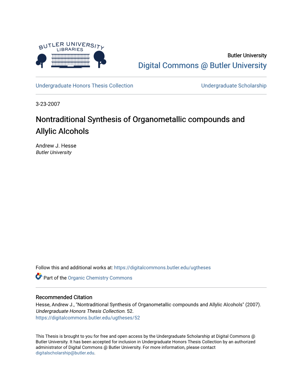 Nontraditional Synthesis of Organometallic Compounds and Allylic Alcohols