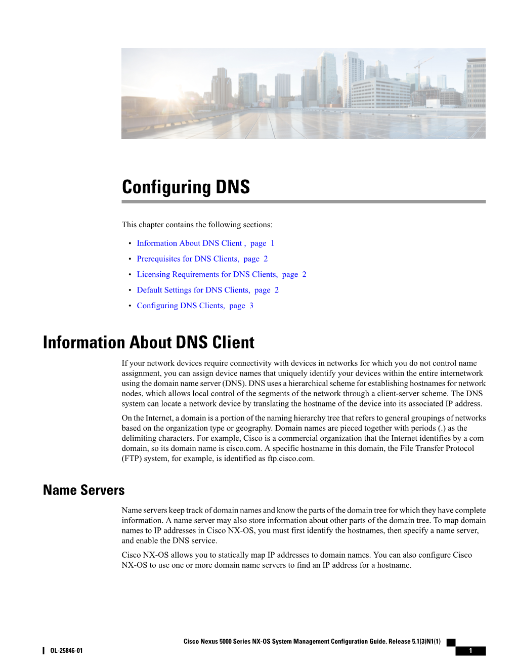 Configuring DNS