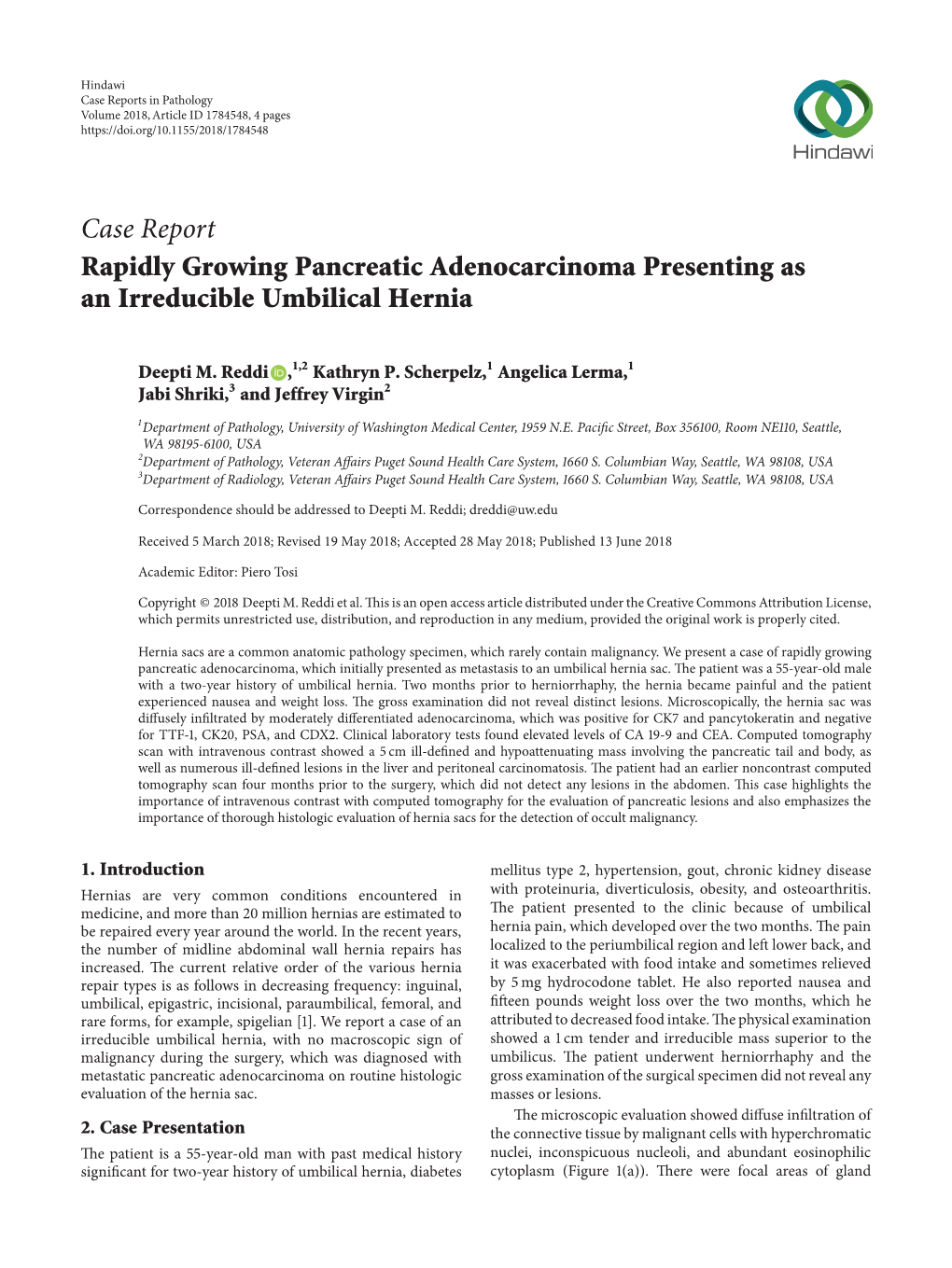 Rapidly Growing Pancreatic Adenocarcinoma Presenting As an Irreducible Umbilical Hernia