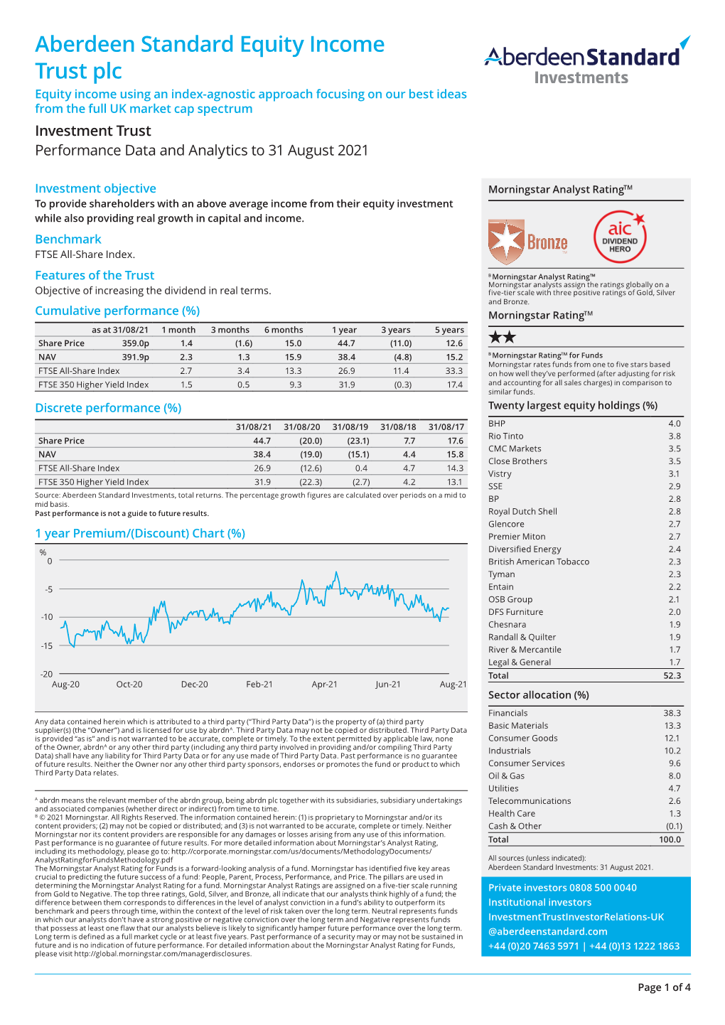 Aberdeen Standard Equity Income Trust