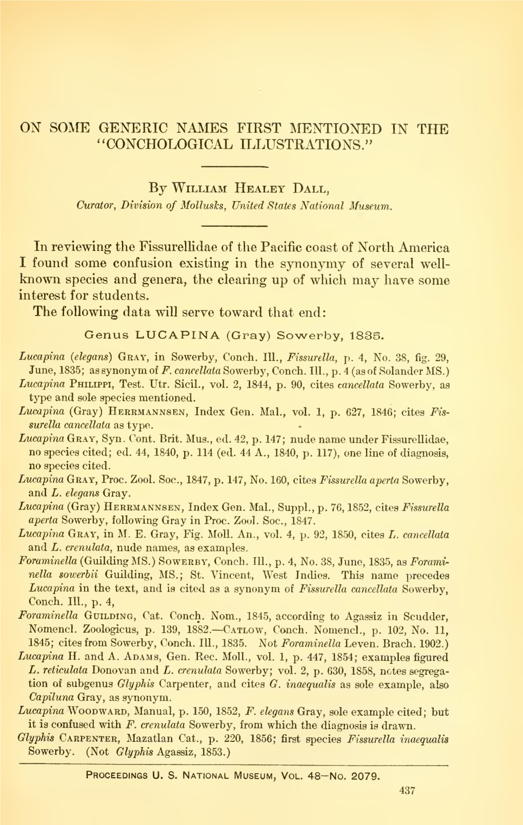 Proceedings of the United States National Museum