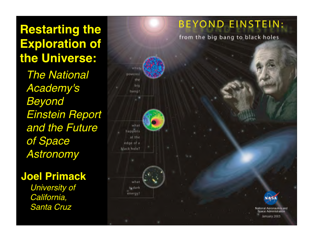 Beyond Einstein Program Assessment Committee