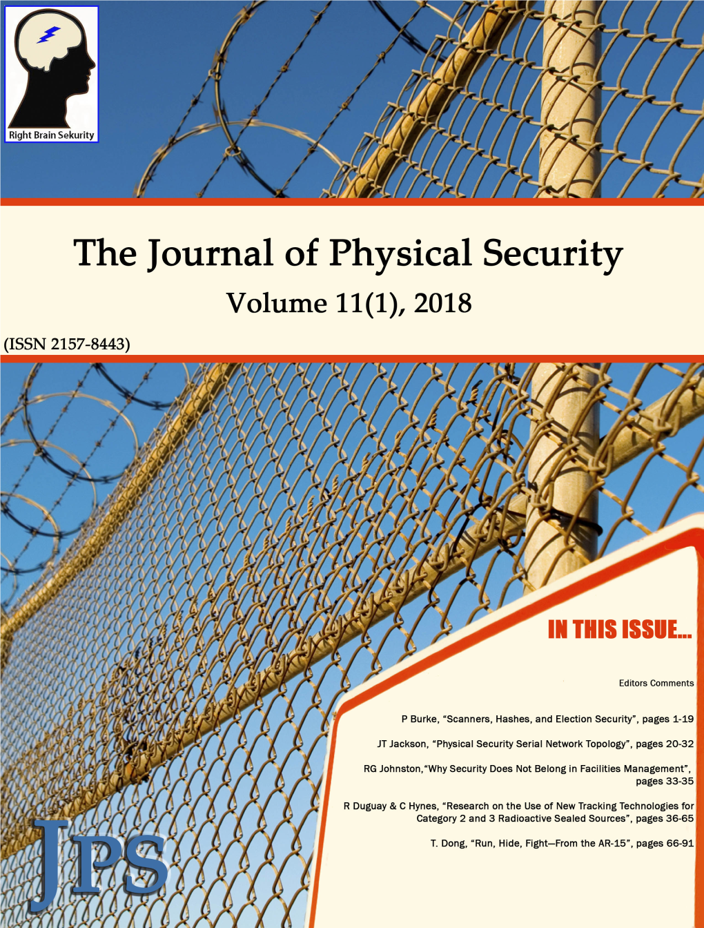 The Journal of Physical Security (JPS)