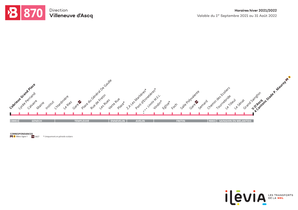 Villeneuve D'ascq Valable Du 1Er Septembre 2021 Au 31 Août 2022