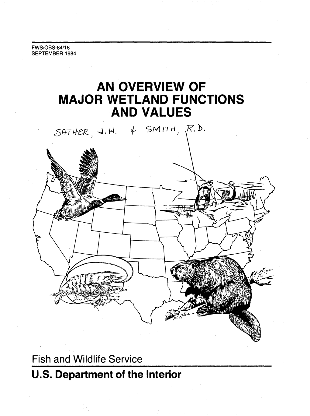 An Overview of Major Wetlands Functions and Values