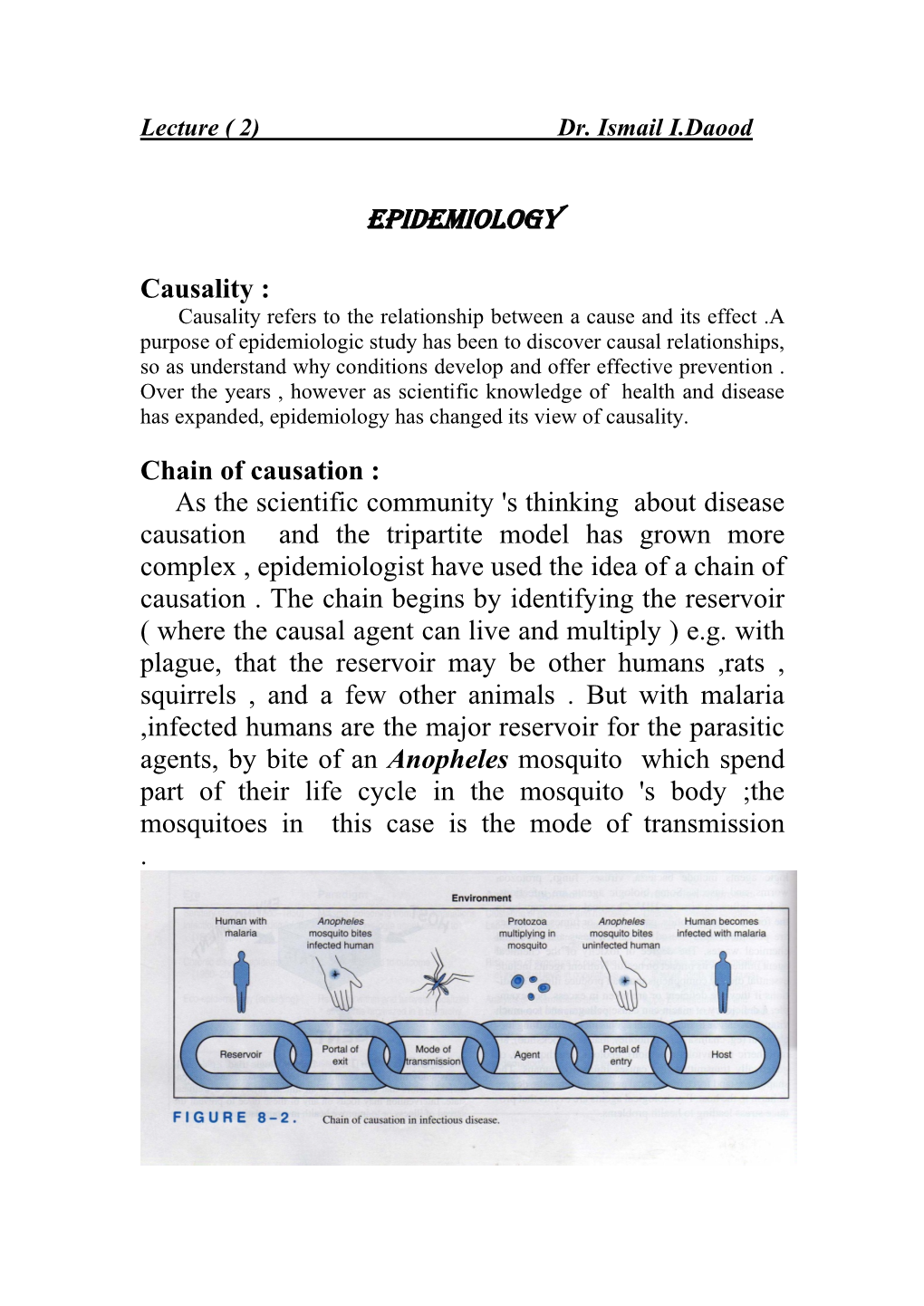 BEINGS Model of Epidemiology Risk Factors