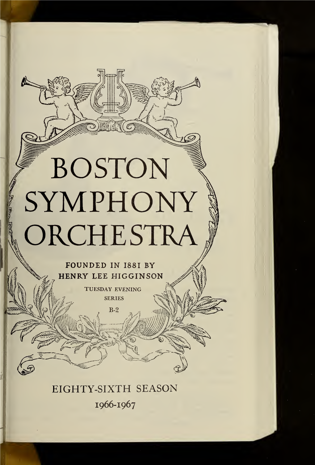 Boston Symphony Orchestra Concert Programs, Season 86, 1966