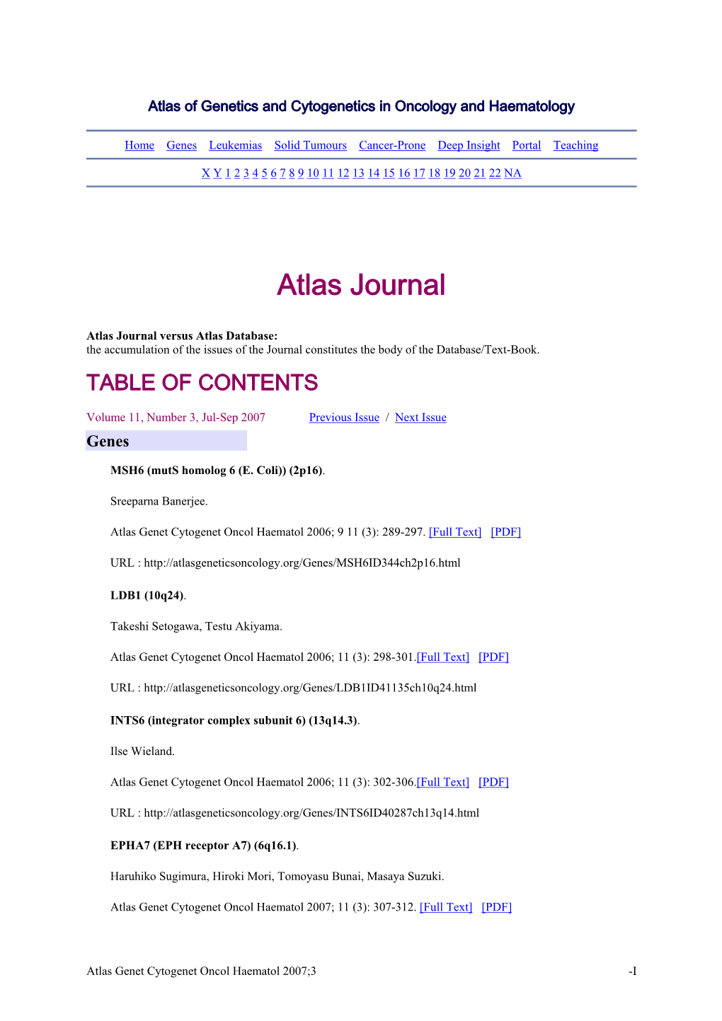 Atlas Journal