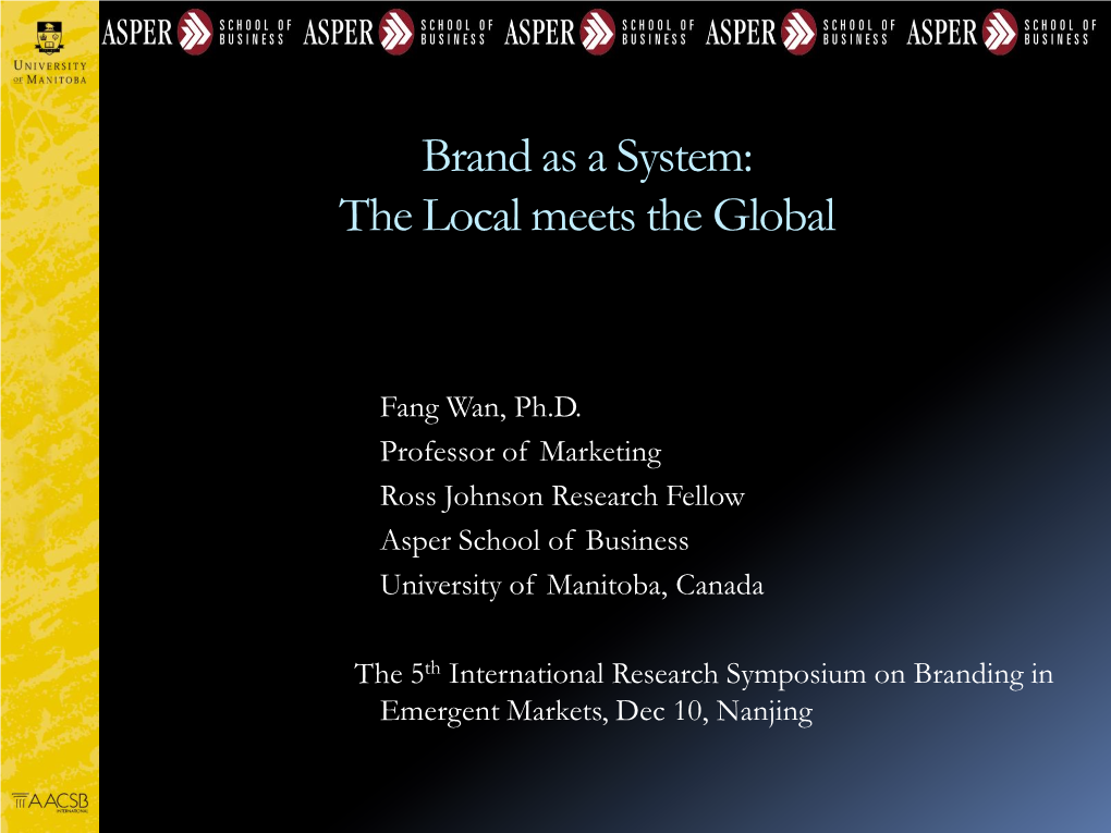 Download Here the PDF “Brand As a System: the Local Meets the Global”