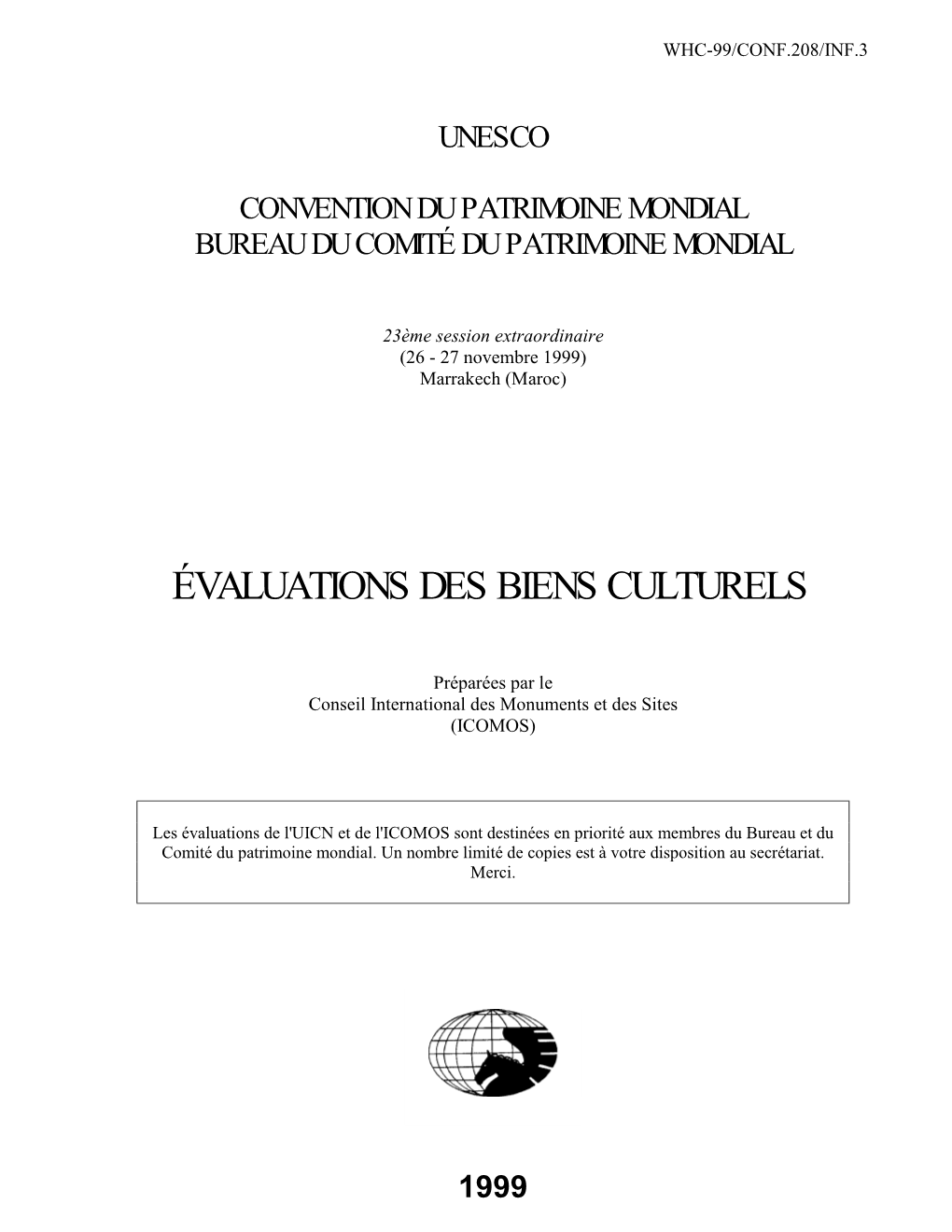 Évaluations Des Biens Culturels