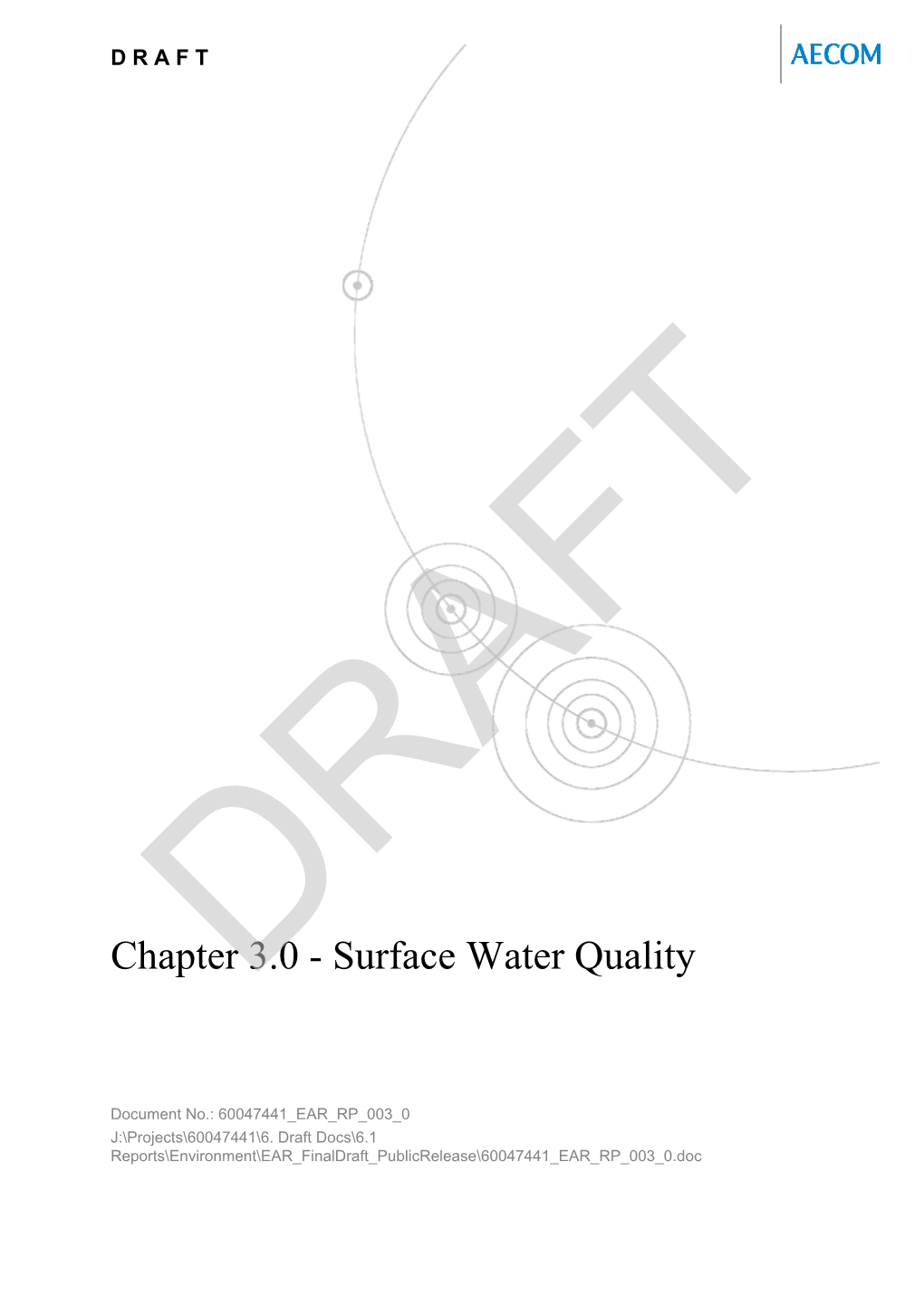 Surface Water Quality DRAFT