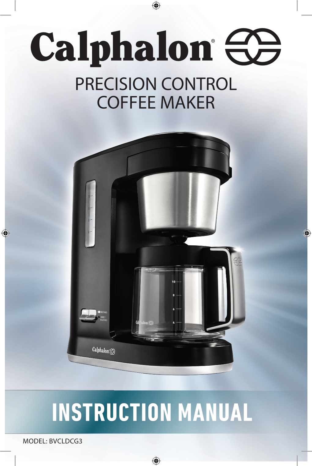 Decalcifying Your Calphalon® Precision Control Coffee Maker