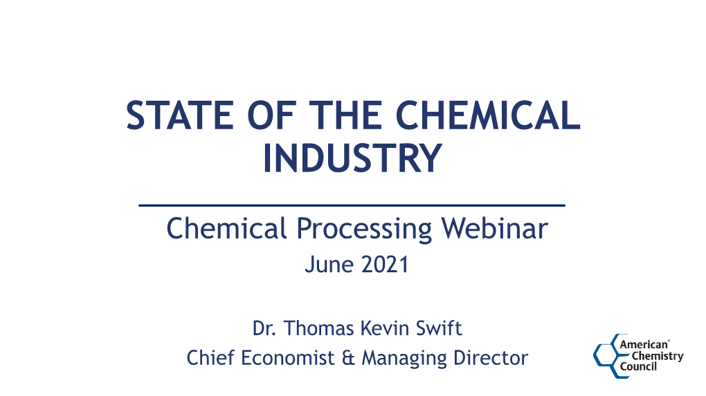 State of the Chemical Industry