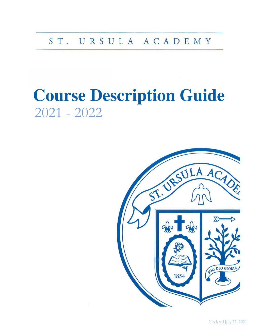 Course Description Guide 2021 2022