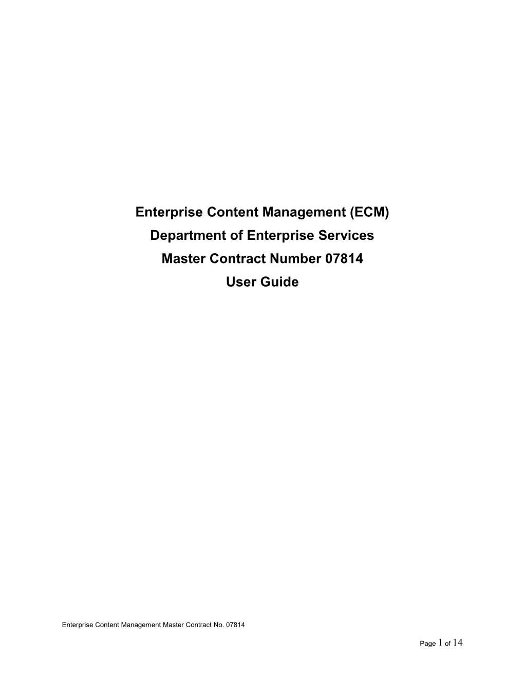 Enterprise Content Management (ECM)