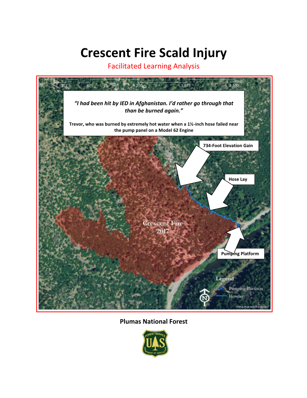 Crescent Fire Scald Injury Facilitated Learning Analysis