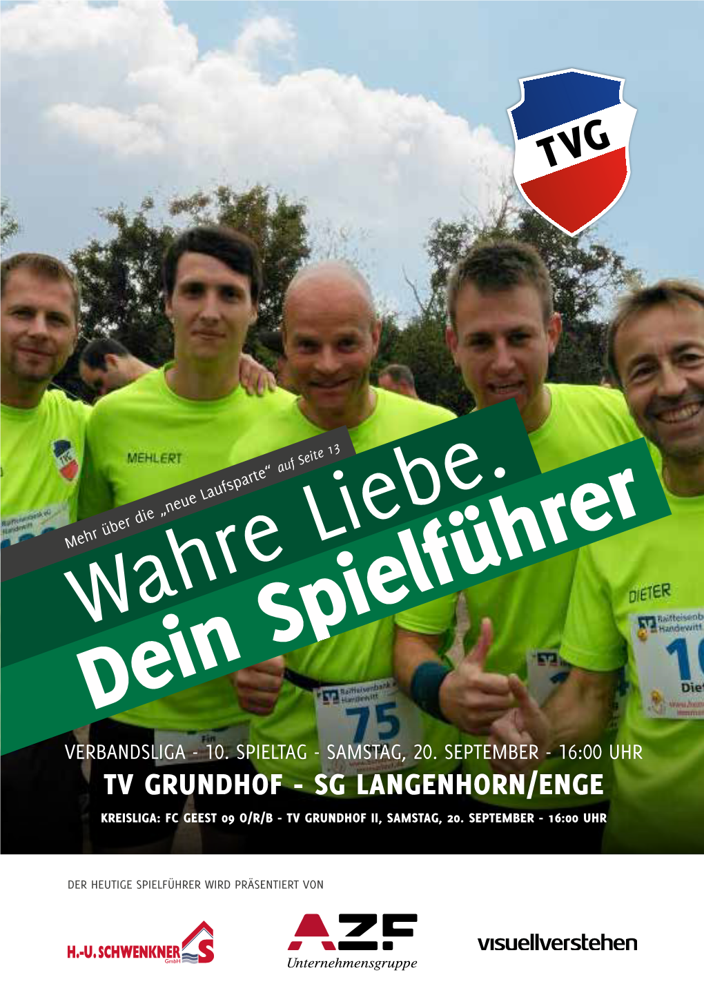 Sg Langenhorn/Enge Kreisliga: Fc Geest 09 O/R/B - Tv Grundhof Ii, Samstag, 20
