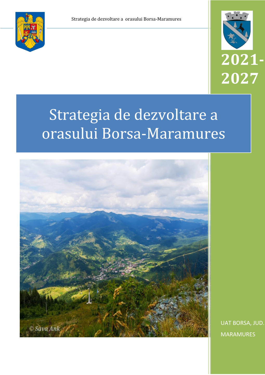 Strategia De Dezvoltare a Orasului Borsa-Maramures