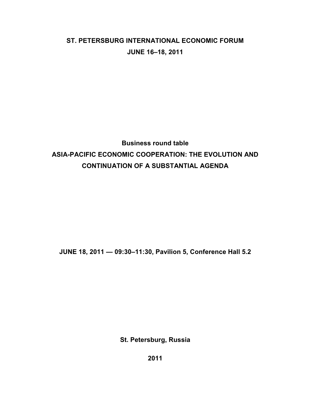 The Strategic Nature of Russia's Decision to Join APEC