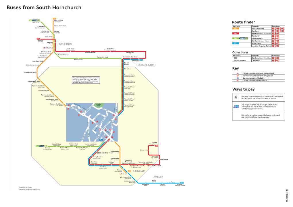 Buses from South Hornchurch