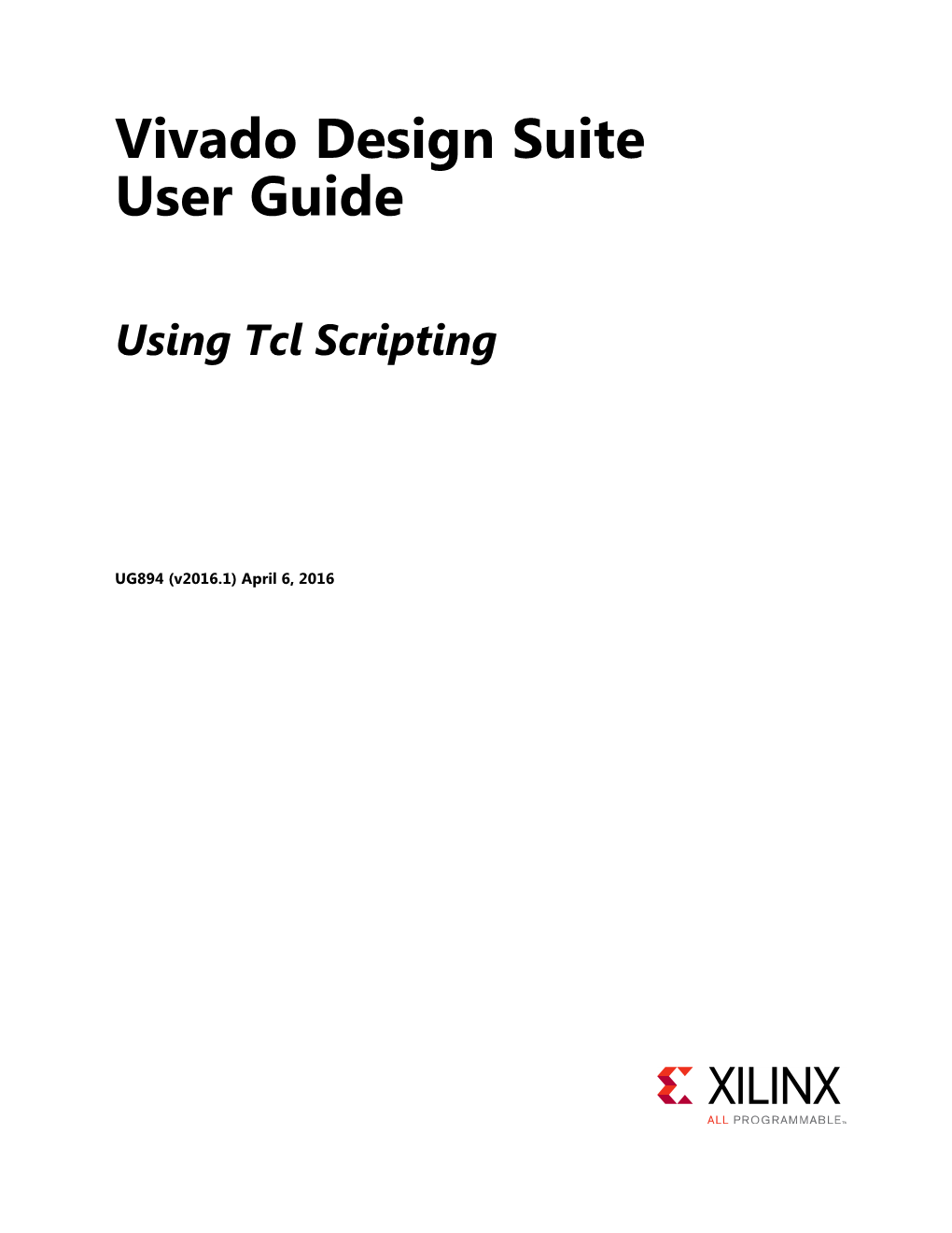 Using Tcl Scripting