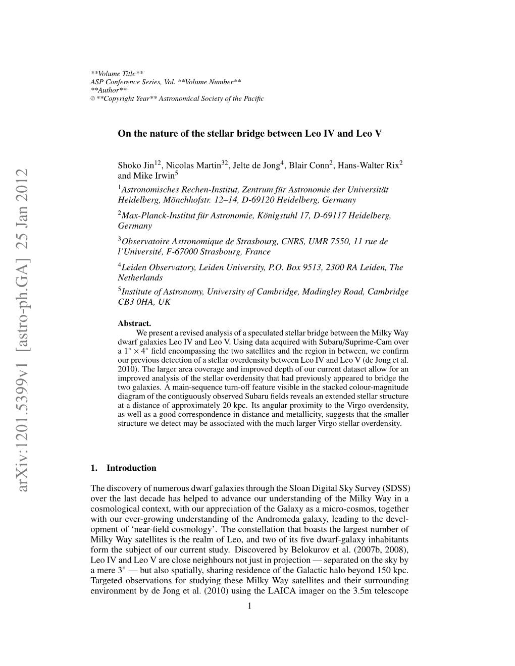 On the Nature of the Stellar Bridge Between Leo IV and Leo V