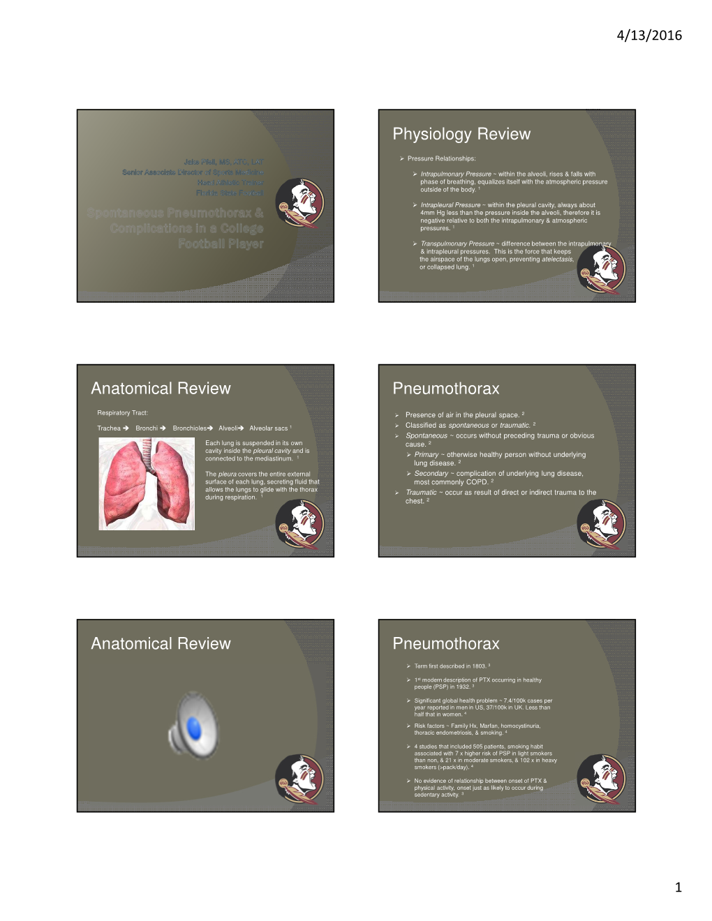 Anatomical Review Anatomical Review Physiology Review