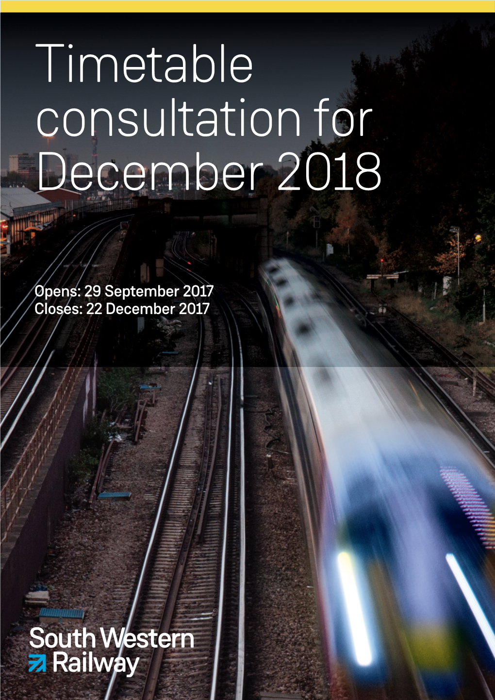 Timetable Consultation for December 2018