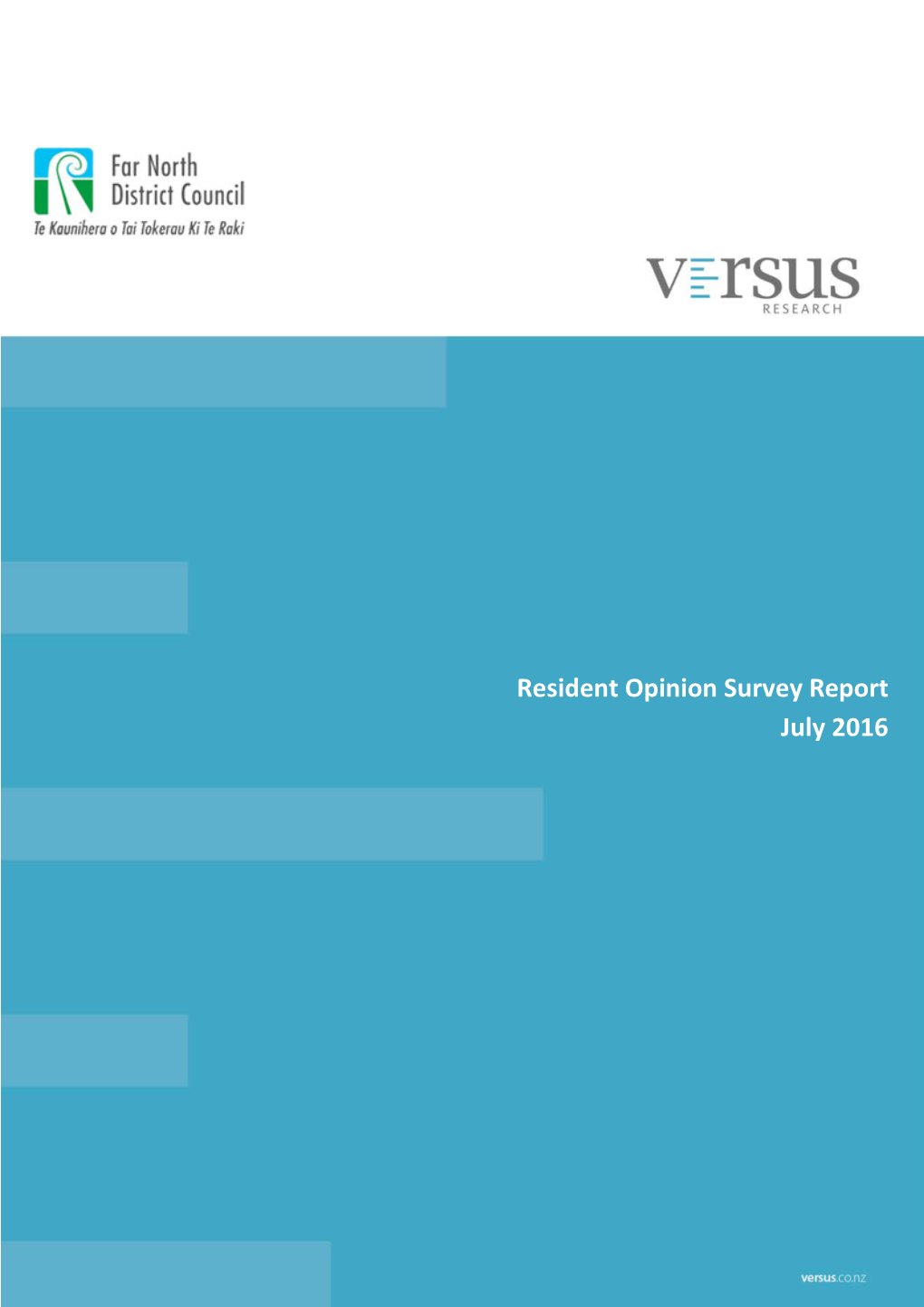 Resident Opinion Survey Report July 2016