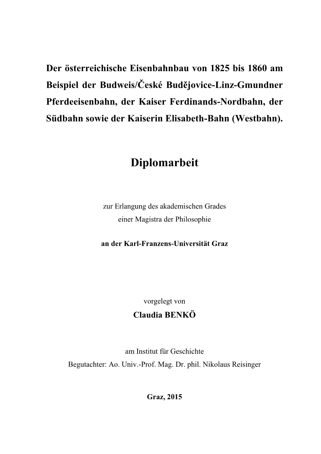 Diplomarbeit