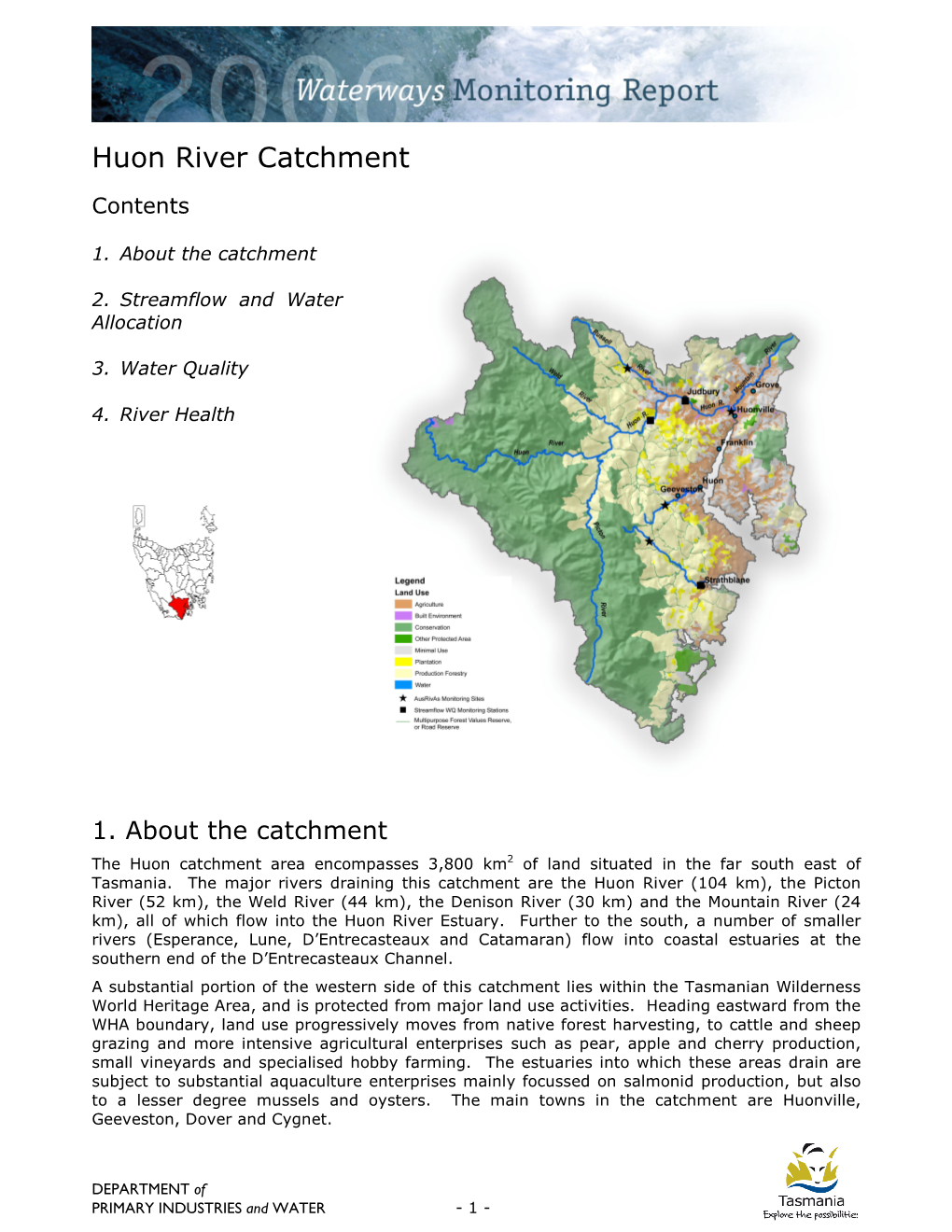 Huon River Catchment