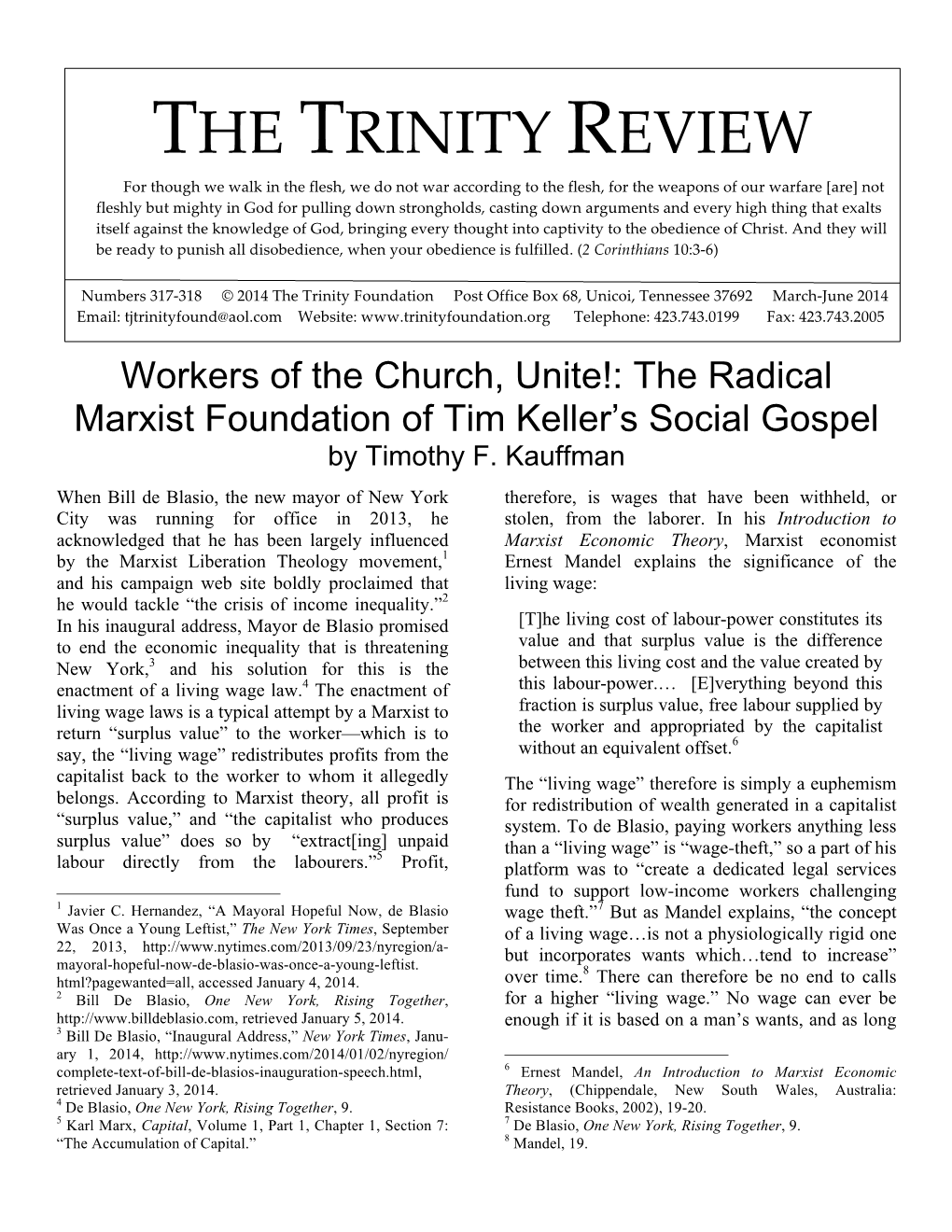 The Trinity Review