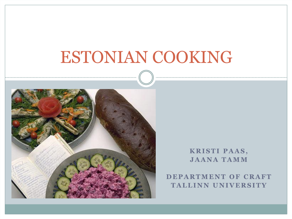 Estonian Cooking.Pdf